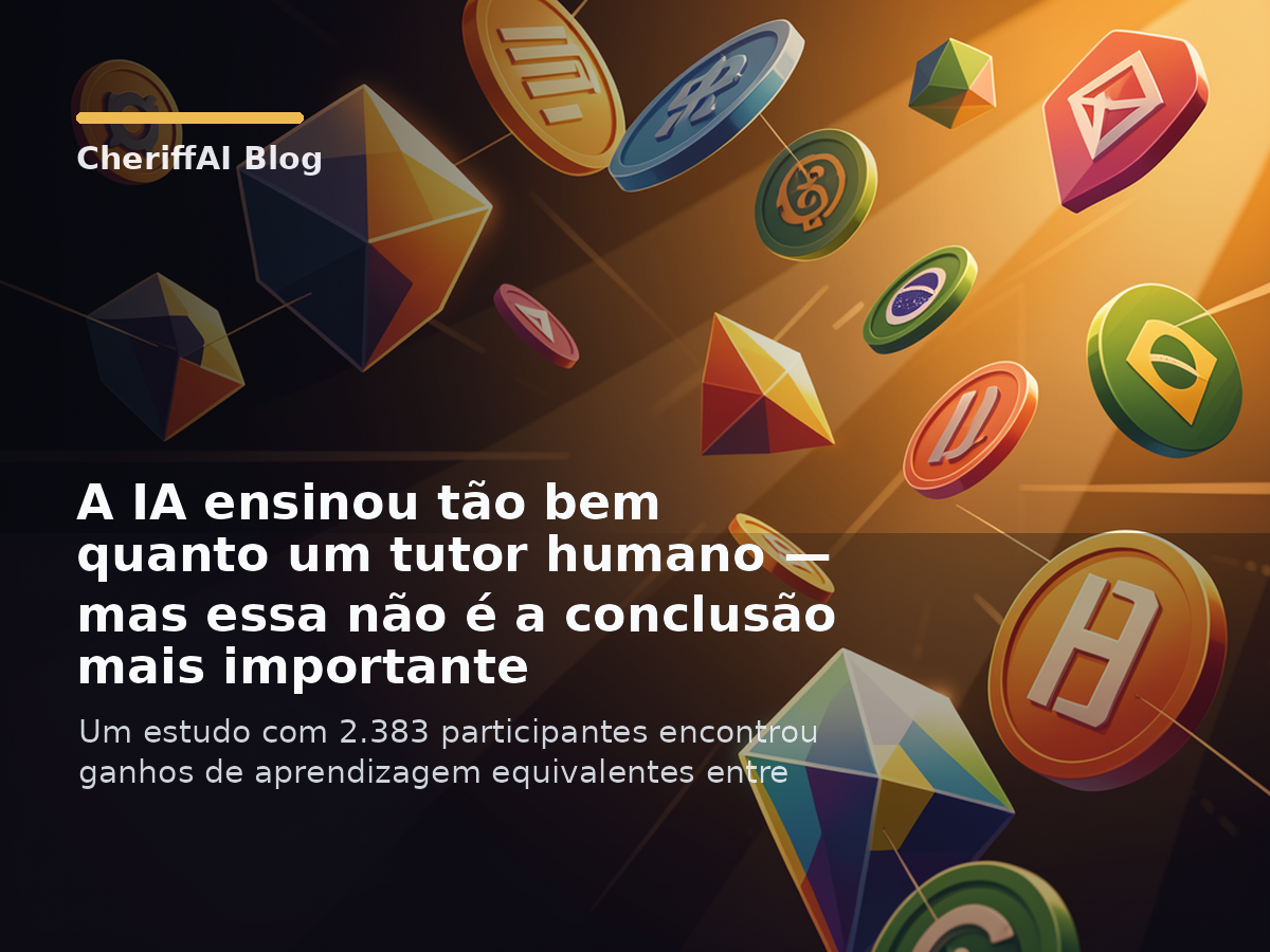 A IA ensinou tão bem quanto um tutor humano — mas essa não é a conclusão mais importante