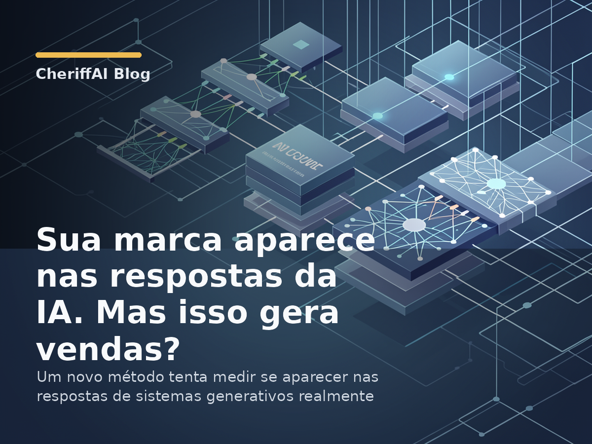 Sua marca aparece nas respostas da IA. Mas isso gera vendas?