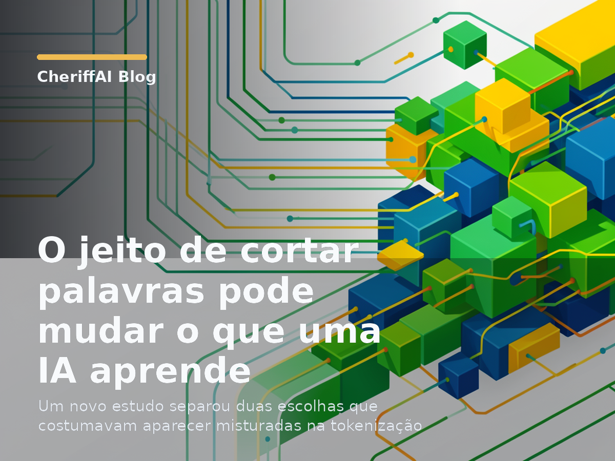O jeito de cortar palavras pode mudar o que uma IA aprende